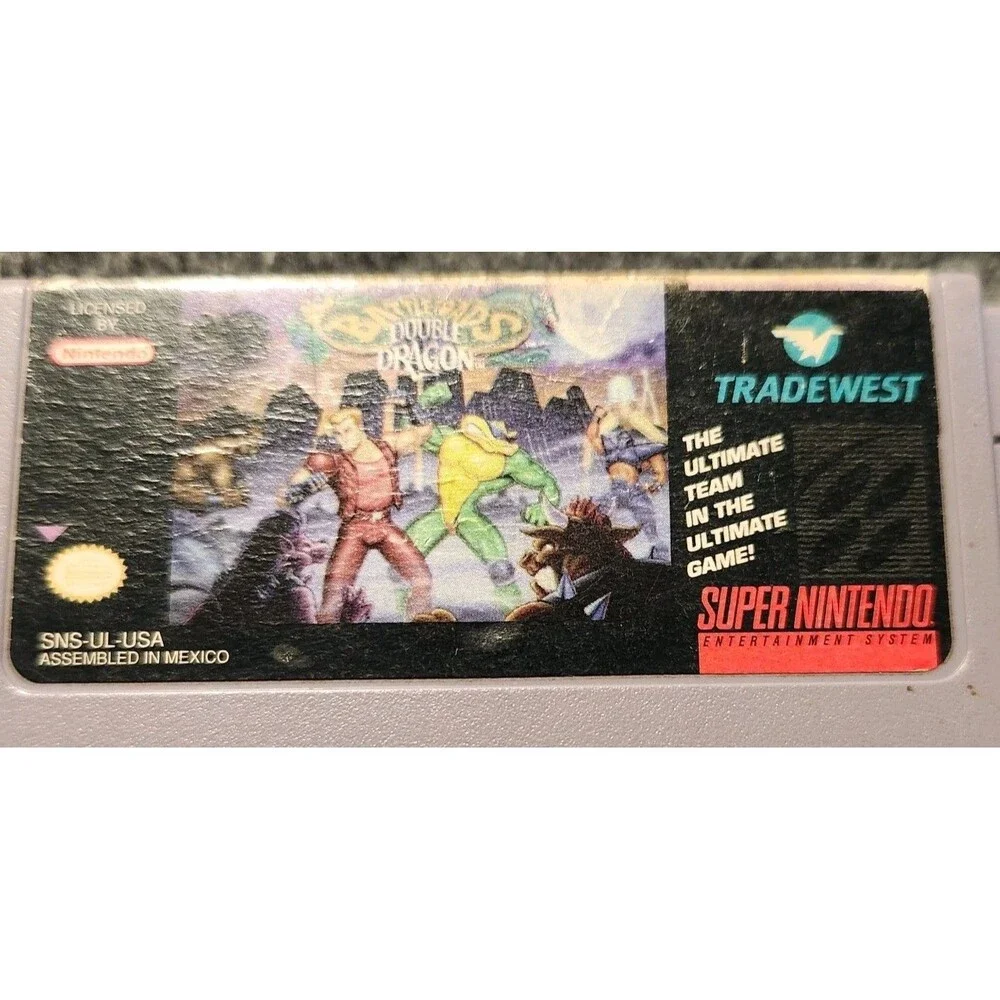 Battletoads & Double Dragon The Ultimate Team Super Nintendo Cart Only